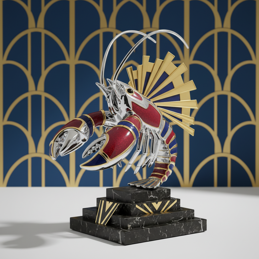 B11 Art Deco Chrome