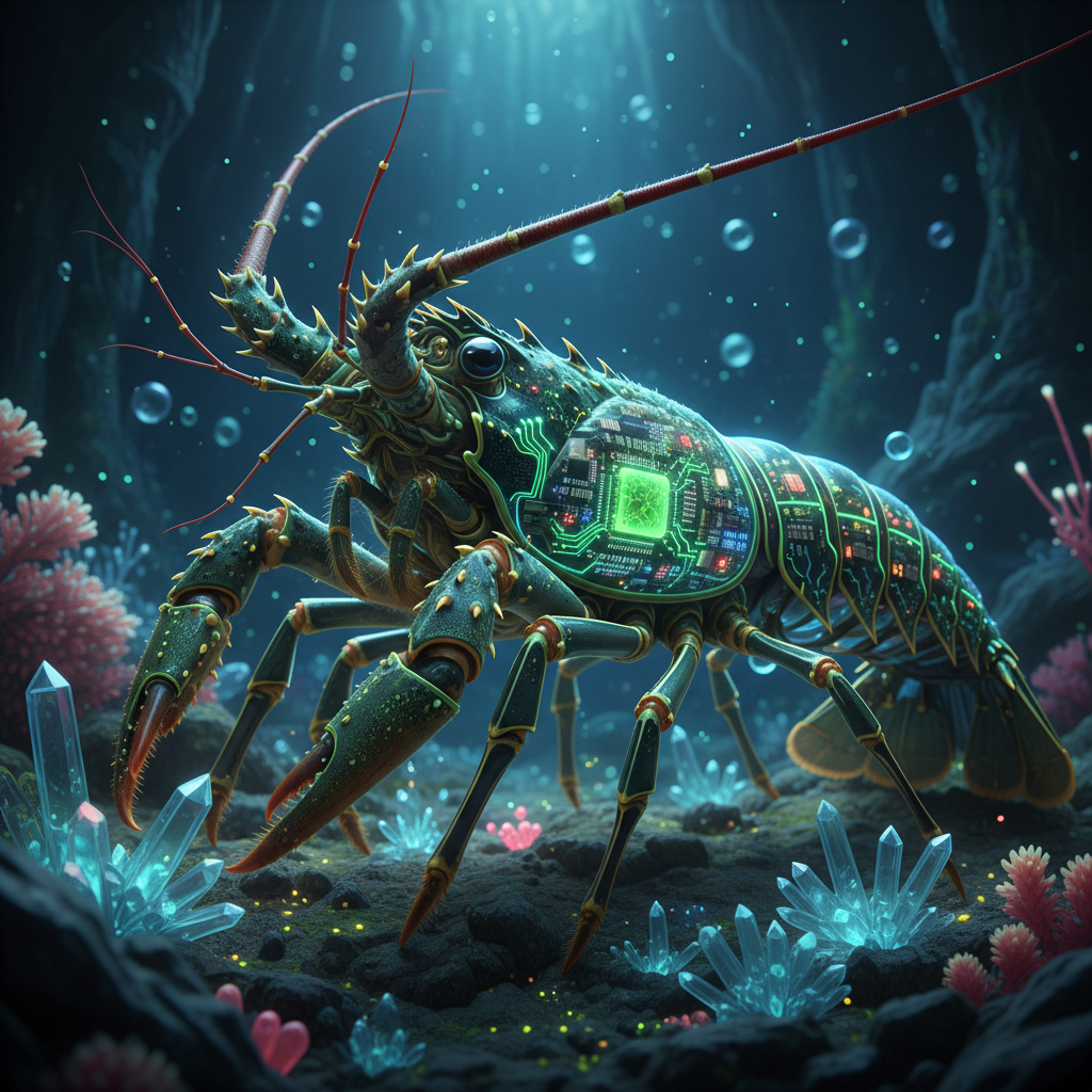 B4 Green Bioluminescent Circuit